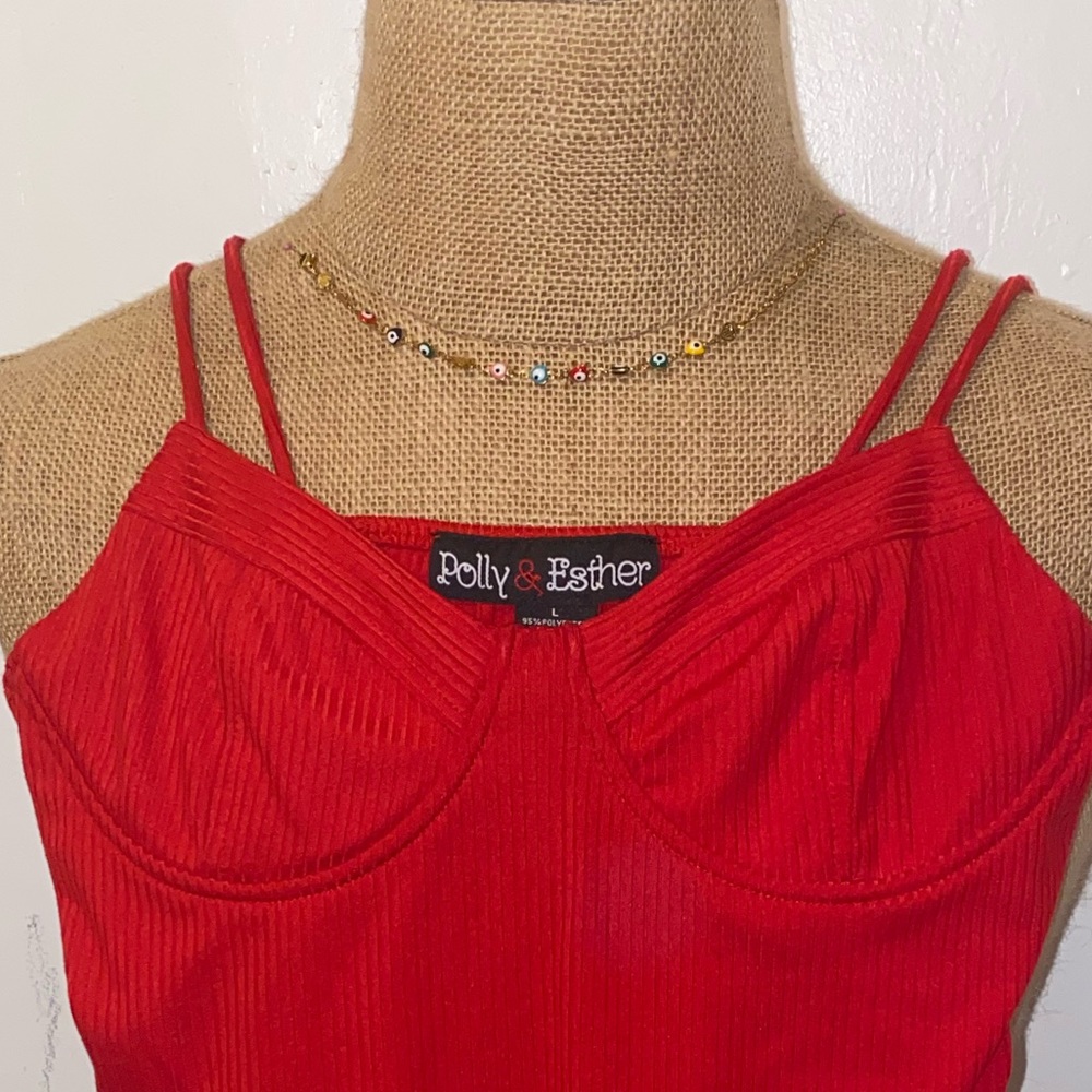 Womens long rib spaghetti strap bodysuit